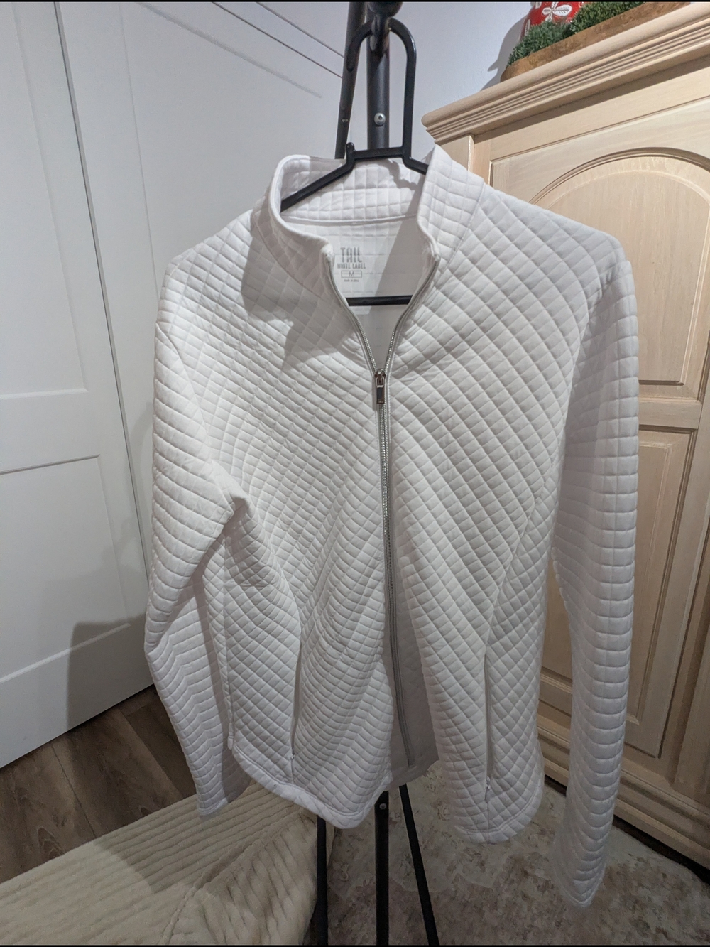 Tail Quilted Full-Zip Women's Jacket - White